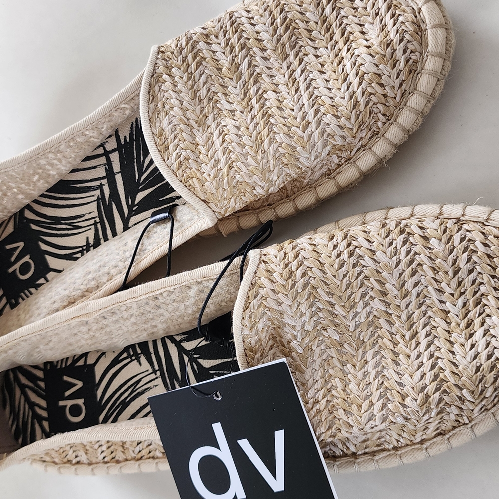 DV Woven Espadrille Flats, Size 9